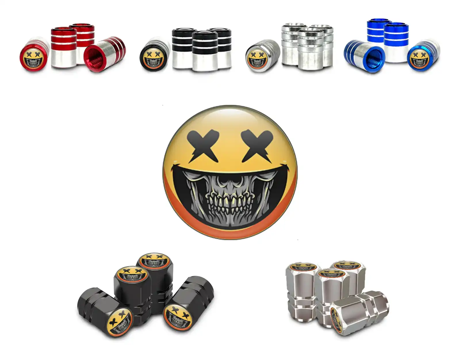 Tire Valve Caps for Bicycle Luxury Look